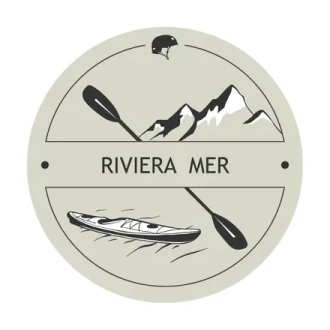 Logo Riviera Mer. Vitrine club de kayak édité par Courtelem