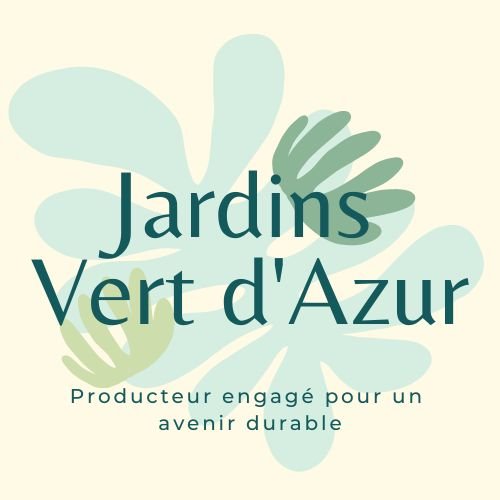 Logo Jardins Vert d'Azur. E-commerce de légumes, plantes et paniers bio édité par Courtelem